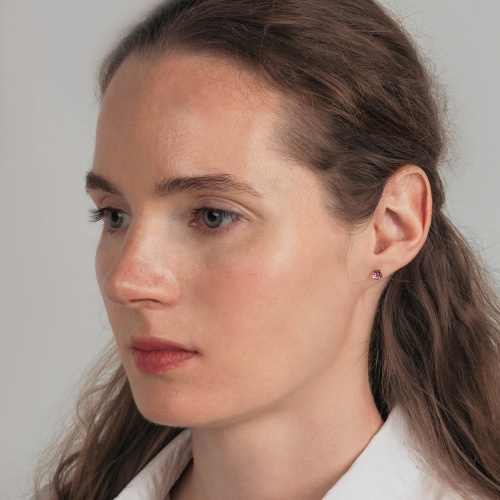 Пусеты Fiore Luna Crystal Pink, SWE0127/1 P S фото 2